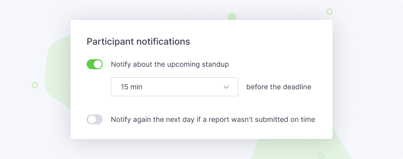Standup Notification