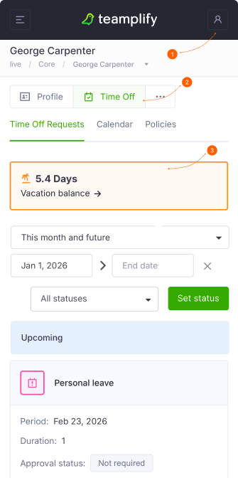 Allowance and current balance