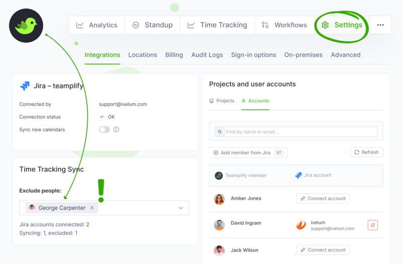 Jira worklog Setup