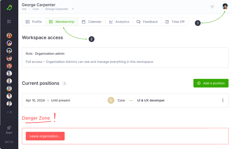 Removing members from your workspace