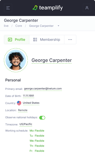 User Profile
