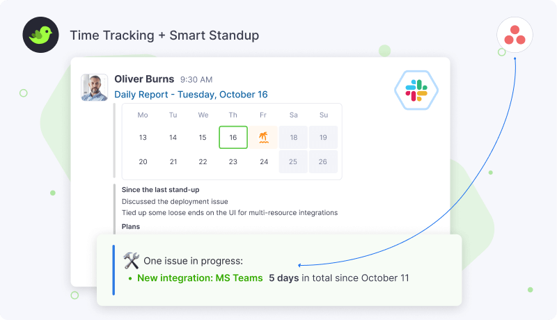 Time Tracking + Smart Standup