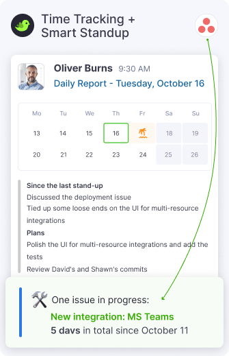 Time Tracking + Smart Standup