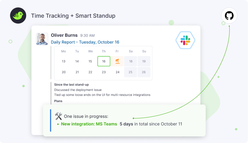 Time Tracking + Smart Standup