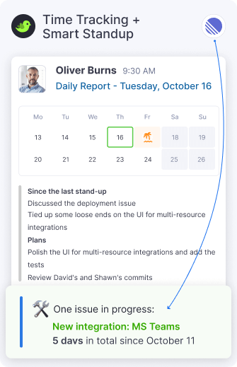 Time Tracking + Smart Standup
