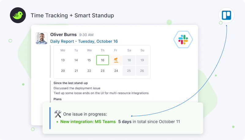 Time Tracking + Smart Standup