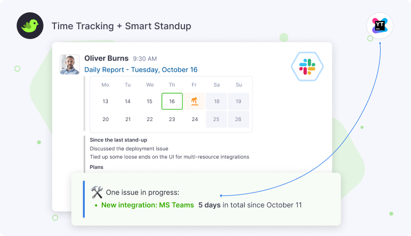 Time Tracking + Smart Standup